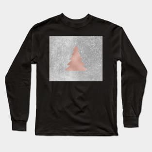 Industrial rose christmas - tree Long Sleeve T-Shirt